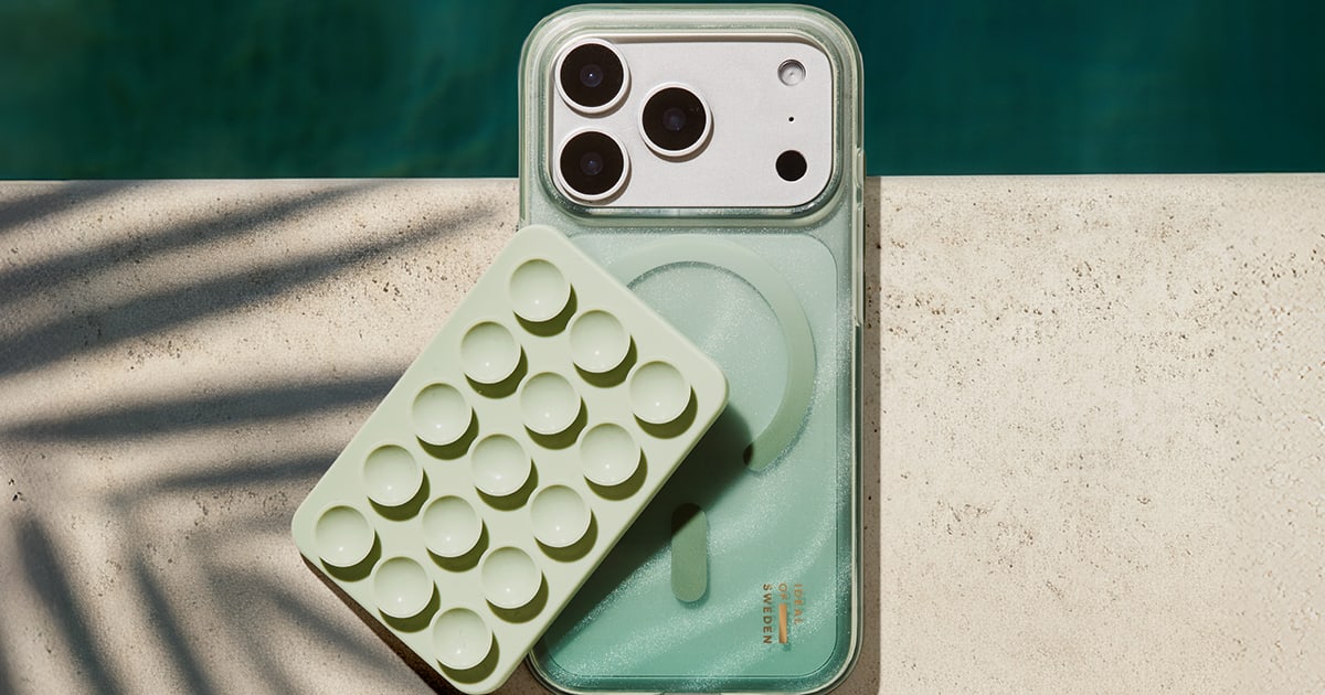 Saugnapf in der Farbe Türkis auf dem iPhone 17 Pro