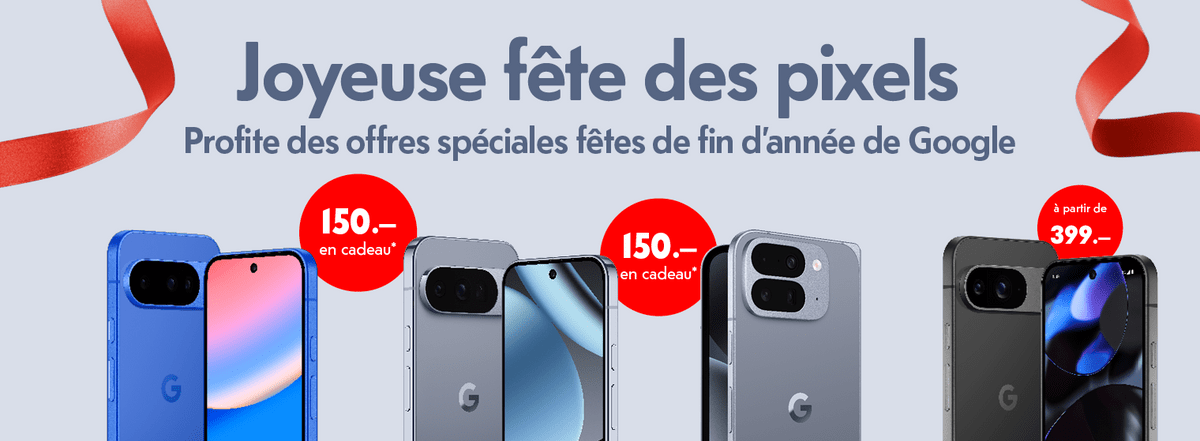 Google Pixel 10 - Joyeuses fêtes