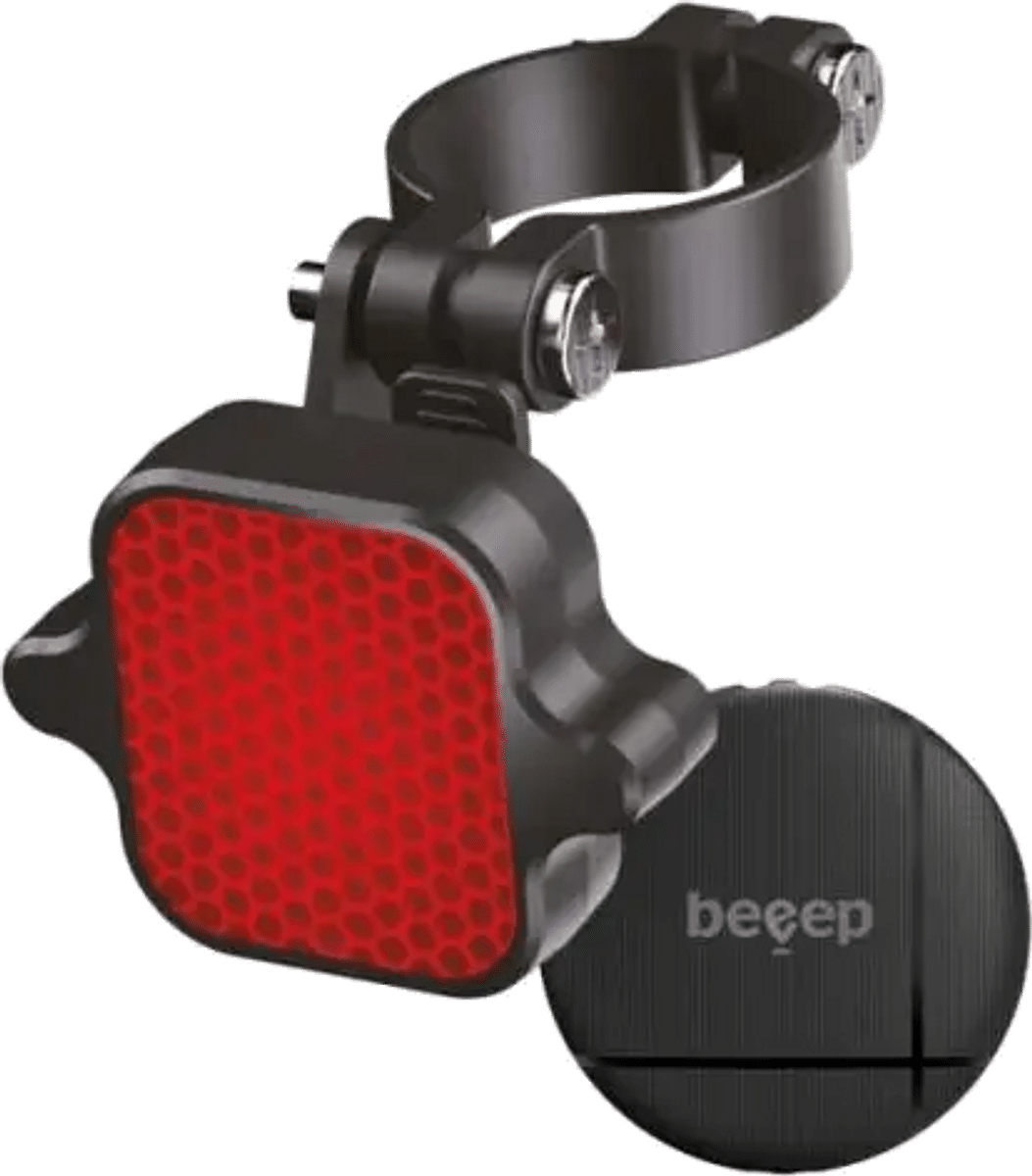 Beeep Bicycle Reflector Tracker Apple Find My & Android Black