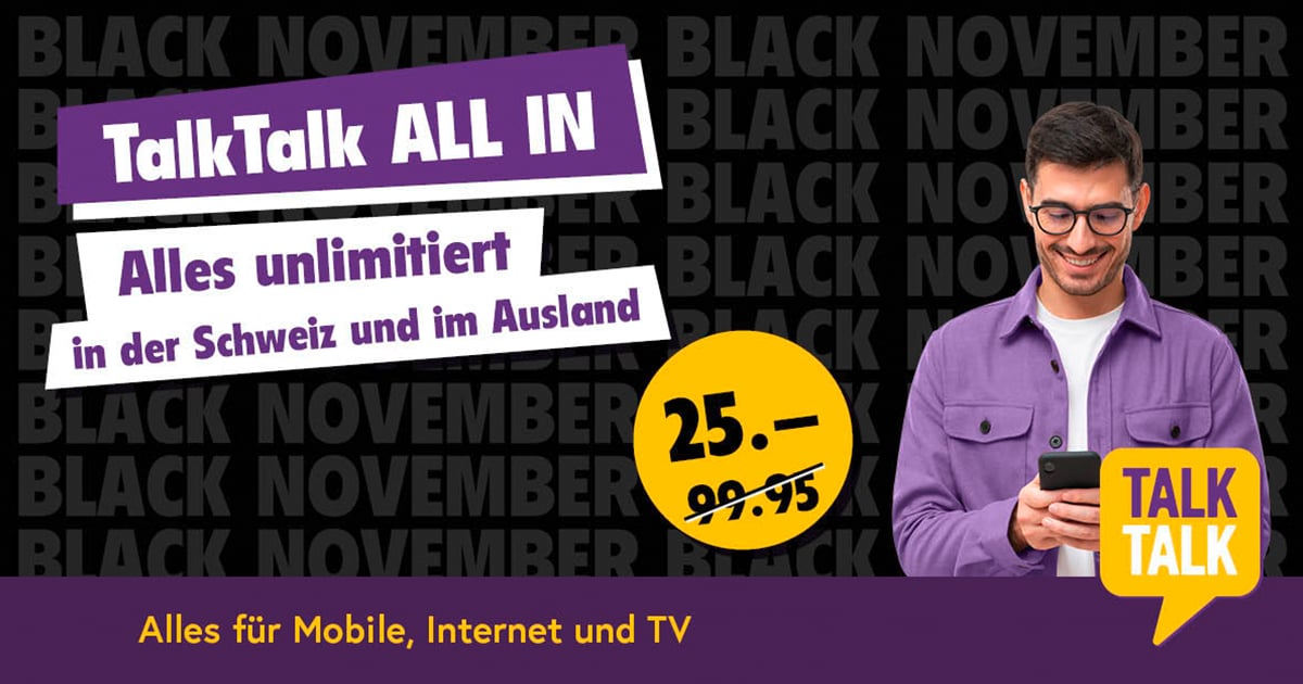 Black Friday talktalk.ch