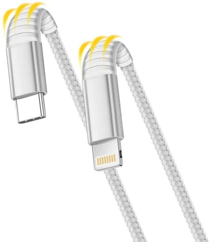 itStyle Premium 3A USB-C to Lightning Charging Data Cable White (1m)