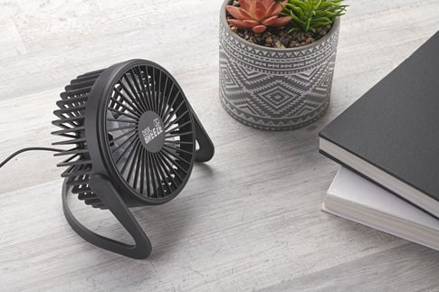 Celluarline Desk Breeze Ventilator Black