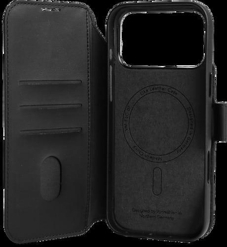 Vonmählen iPhone 17 Pro Max Folio Bookcover Black