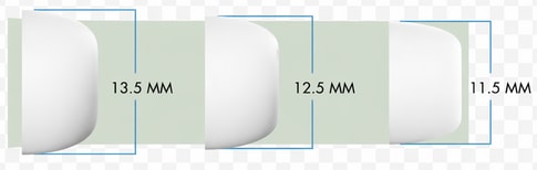 Apfelkiste Silikon Airpods Pro / Pro 2 Ohrpolster Rutschfest  Gr. S/M/L (6-tlg. Set)