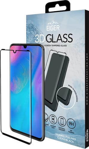 Eiger Huawei P30 Pro screenproter 3D Glas black