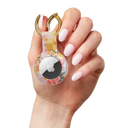 Rifle Paper Co. Air Tag Clip Ring  Marguerite