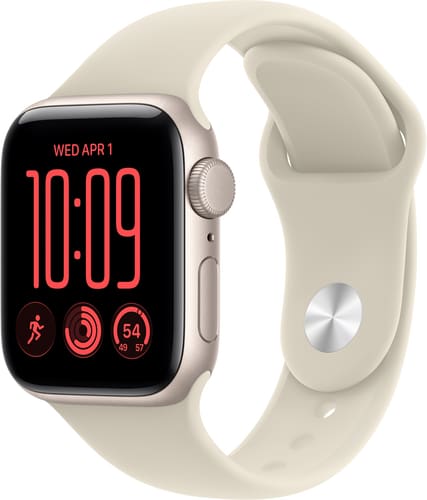 Apple Watch SE 3 (2026) GPS 40mm Starlight Alu w Sand SB M/L