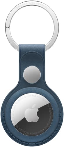 Apple AirTag FineWoven Key Ring Pacific Blue