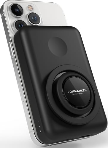 Vonmählen allroundo Pro all-in-one cable and wireless powerbank black