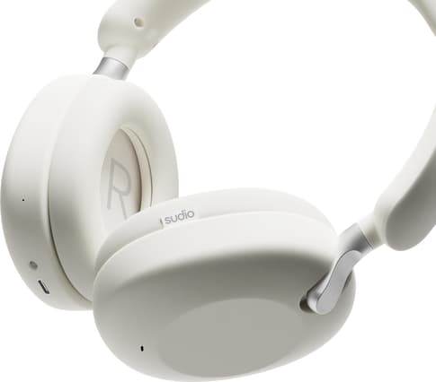 Sudio Bluetooth K2 Pro ANC Over-ear Headset White