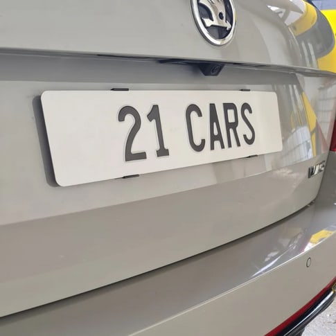 21 Cars Kennzeichenhalter black