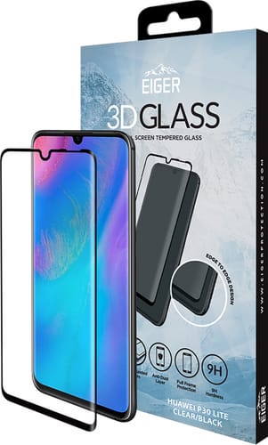 Eiger Huawei P30 lite screenproter 3D Glas black