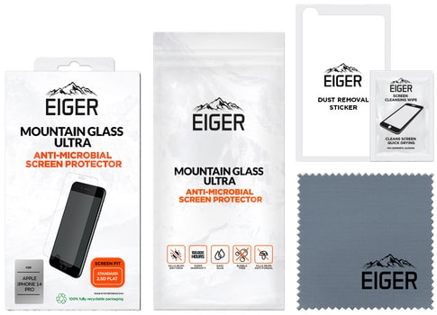 Eiger iPhone 14 Pro Standard Fit Ultra Glass