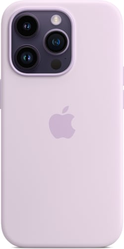Apple iPhone 14 Pro Silicone Case with MagSafe Lilac