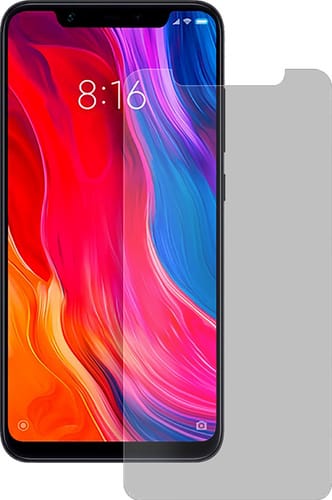 Eiger Xiaomi Mi 8 screenprotector Glas flach