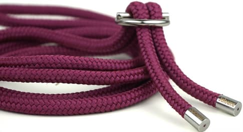 Jalouza iPhone X/Xs Necklace Silicon Cover Aubergine