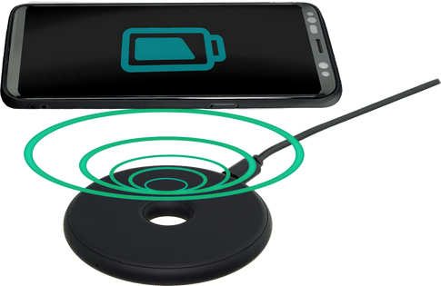 itStyle mini Wireless Charger Rubber black