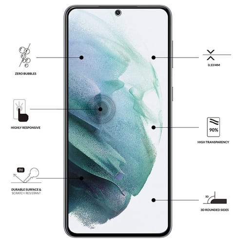 Galaxy S21 FE 5G screen protector 3D Glas black