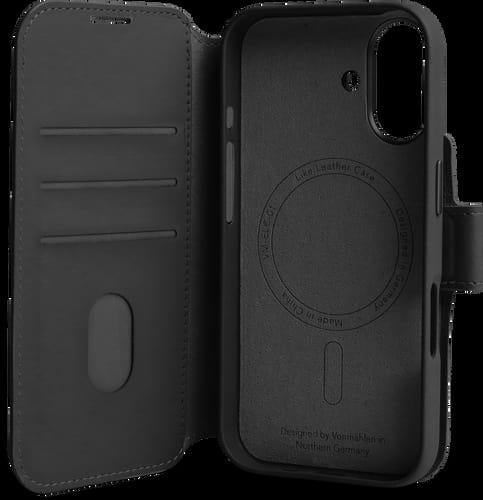 Vonmählen iPhone 17 Folio Bookcover Black