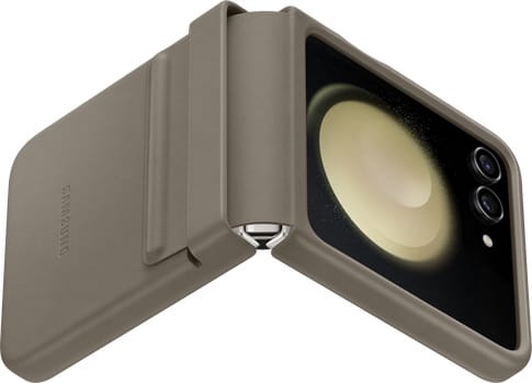 Samsung Galaxy Z Flip5 Flap Eco-Leather Backcover Toupe