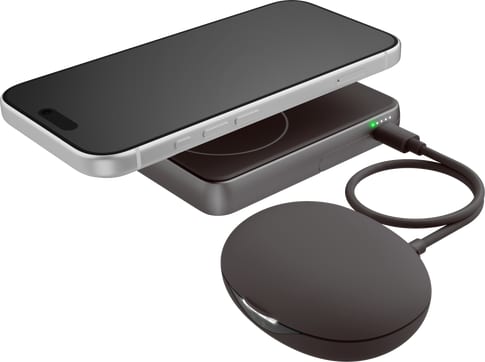 Fresh'N Rebel 10000mAh Magnet Qi2 15W Powerbank Grey