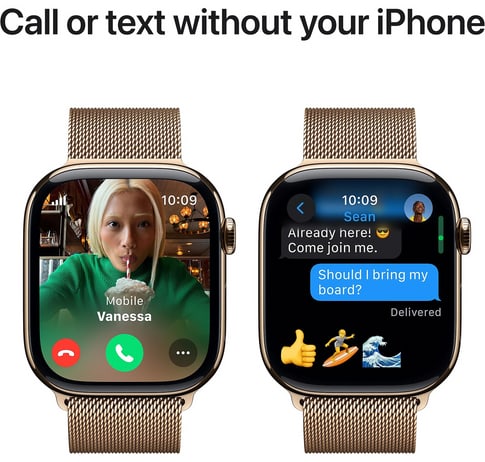 Apple Watch Series 10 GPS+Cell  Gold Titan Gold
