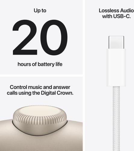 Apple AirPods Max 2 Over-Ear Bluetooth Headset Starlight