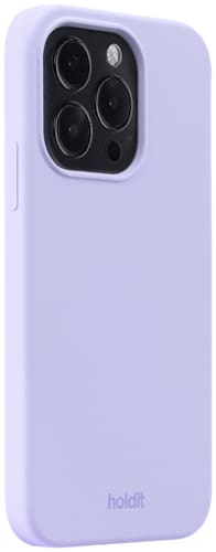 Holdit iPhone 15 Pro Silicone Backcover Lavender