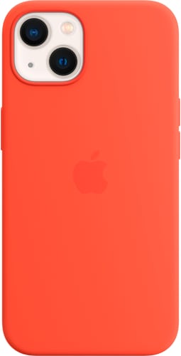 Apple iPhone 13 Silicone Case with MagSafe Nectarine