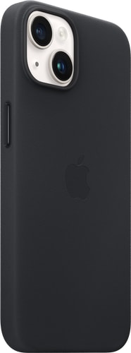 Apple iPhone 14 Leather Backcover with MagSafe Midnight