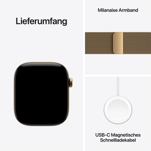 Apple Watch Series 12 GPS+Cell 42mm RGold Titan w RGold ML