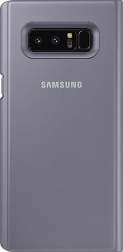 Samsung Galaxy Note8 Clear View Flip-Cov orchid gray