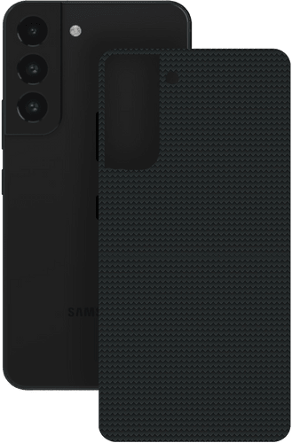 itStyle Premium Galaxy S22 Carbon Edition Backcover black