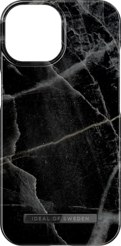 iDeal of Sweden iPhone 15 Backcover Black Thunder Marble