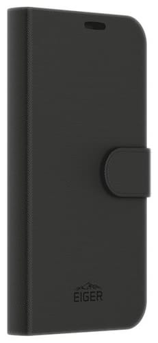 Eiger iPhone 16  North Folio Bookcover Black (b2b)