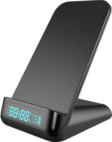 itStyle Wireless Charger/Alarm Clock Stand 15W black