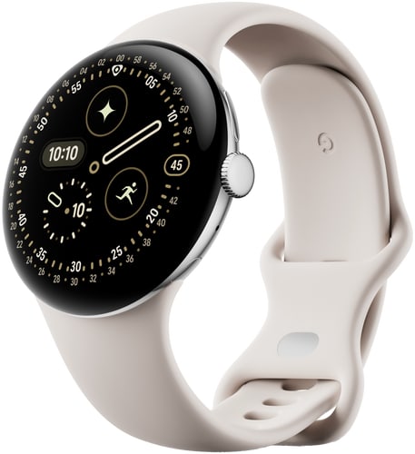 Google Pixel Watch 4 WiFi 45mm Silver Porcelain