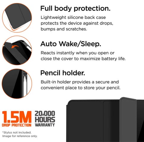 Eiger Galaxy S9+ / S9+ FE Bookcover black (b2b)
