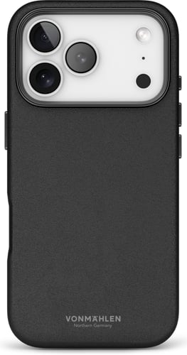 Vonmählen iPhone 17 Pro Like Leather Backcover Black