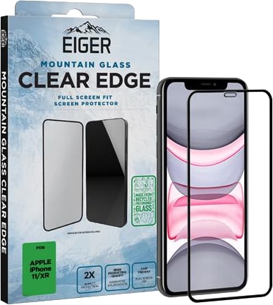 Eiger iPhone XR2 screen protector 3D Glas