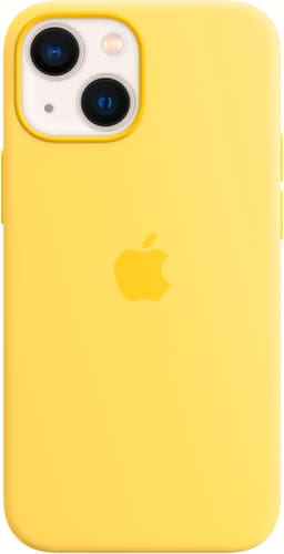 Apple iPhone 13 mini Silicone Case with MagSafe Lemon