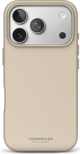 Vonmählen iPhone 17 Pro Max Like Leather Backcover Cream