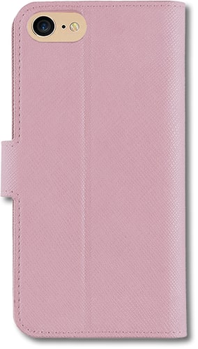 Xqisit iPhone 7/8 Book Stand Case Viskan rosegold