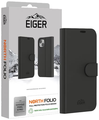 Eiger Google Pixel 8 Pro North Folio Book Case black