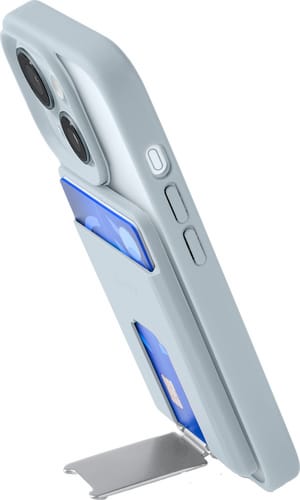 LAUT Flexi Prop Wallet with MagSafe light blue