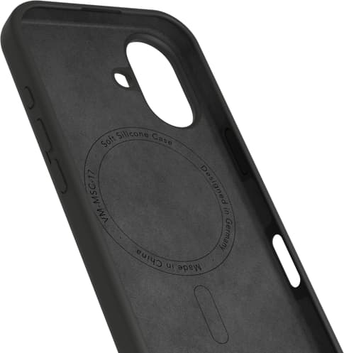 Vonmählen iPhone 17 Silicone Backcover Black