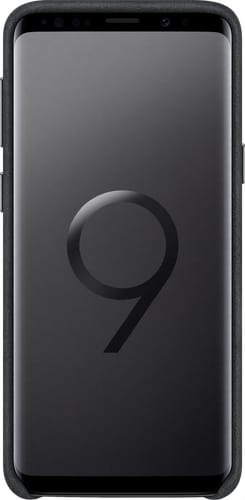 Samsung Galaxy S9 plus Alcantara Backcover black
