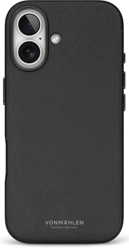 Vonmählen iPhone 17 Like Leather Backcover Black