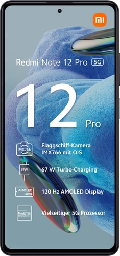 Xiaomi Redmi Note 12 Pro 5G 128GB Black Dual-SIM
