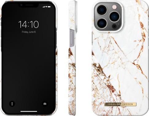 iDeal of Sweden iPhone 14 Pro Max Cover Marble White